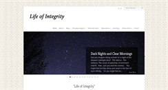 Desktop Screenshot of life-of-integrity.com