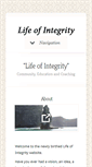 Mobile Screenshot of life-of-integrity.com